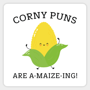 Corny Puns Magnet